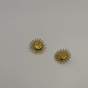 Pendientes Sunflower dorado