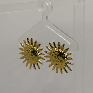 Pendientes Sunflower dorado