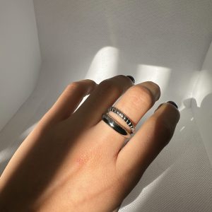 Anillo Fiore plata