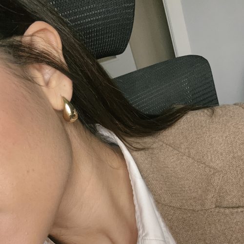 Pendientes Gota XS dorado - Imagen 4