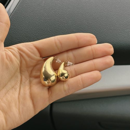 Pendientes Gota XS dorado - Imagen 5
