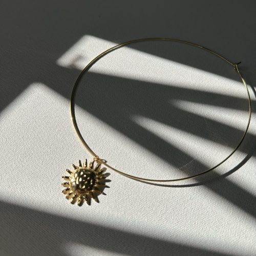 Collar Sunflower dorado