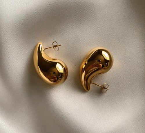 Pendientes Gota XS dorado - Imagen 3