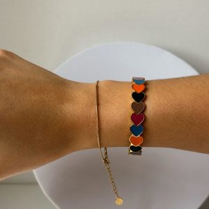 Brazalete Valentines multicolor