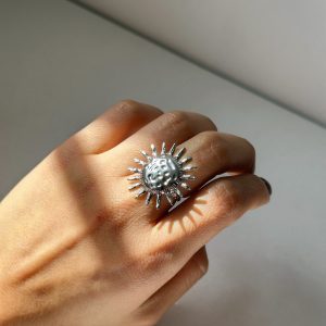 Anillo Sunflower plata