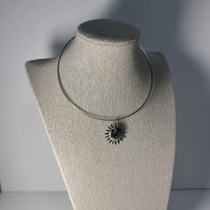 Collar Sunflower plata