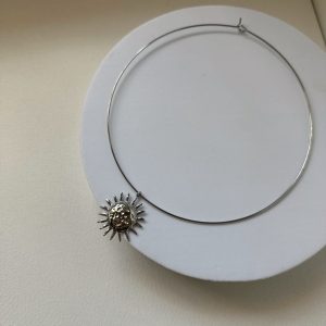 Collar Sunflower plata