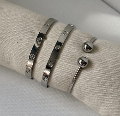 Brazalete Asya plata