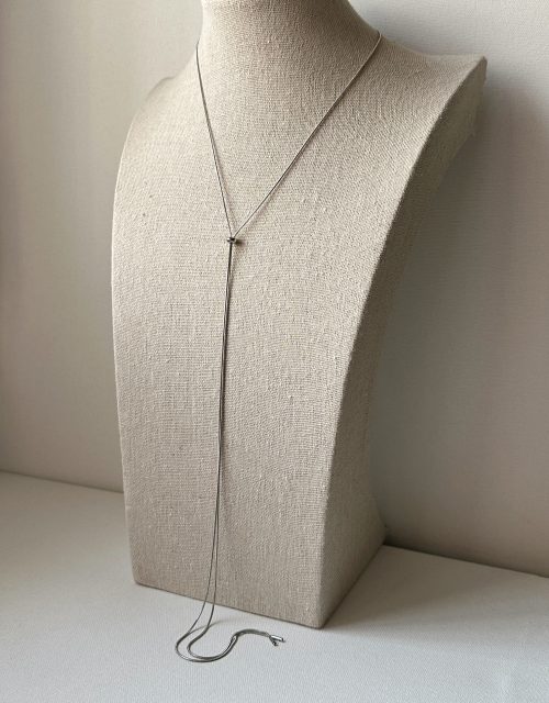 Collar largo Nahid plata