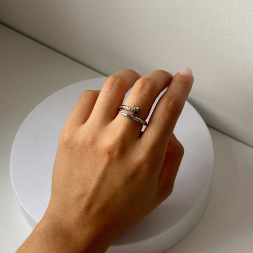 Anillo Roberta plata - Imagen 4