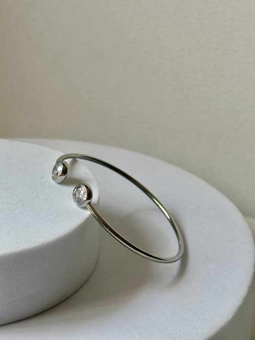 Brazalete Ludmila plata - Imagen 3