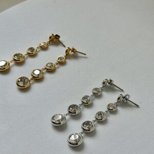 Pendientes Ludmila plata