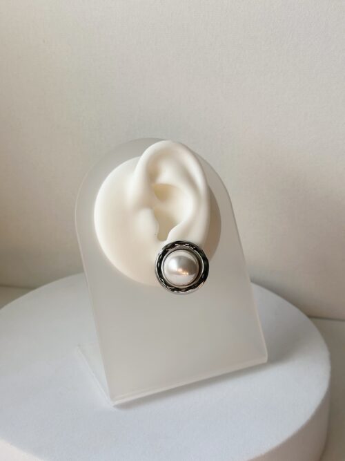 Pendientes Solen plata