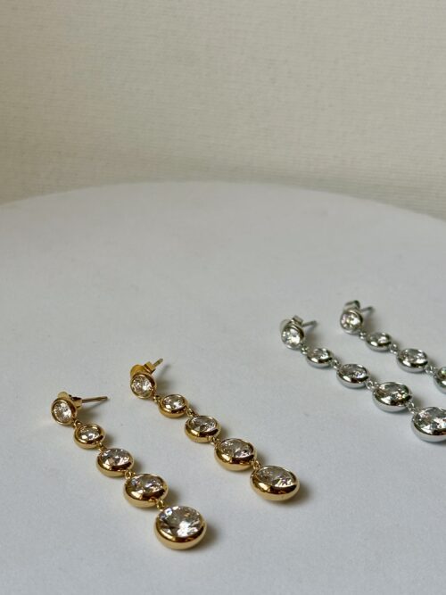 Pendientes Ludmila plata - Imagen 3