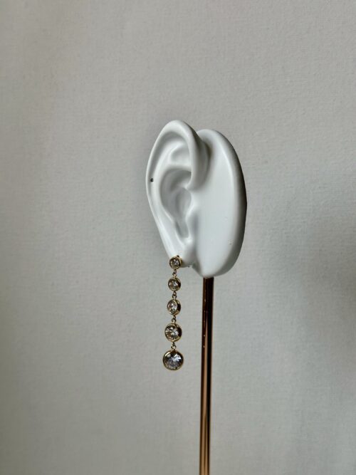 Pendientes Ludmila oro - Imagen 2