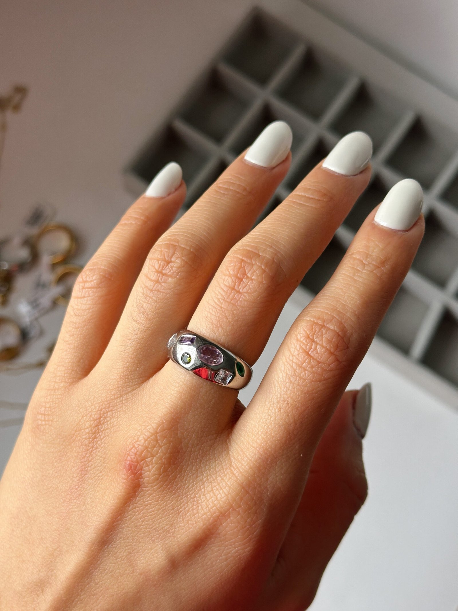 Anillo Melina plata